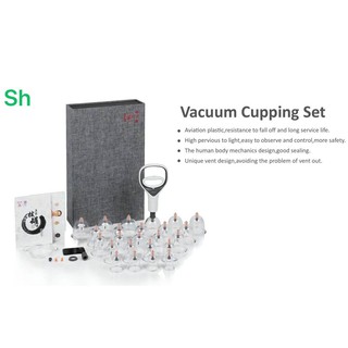 สินค้าผ่าน อย.ไทยVacuum Cupping Set ครอบแก้วกระปุกสุญญากาศ