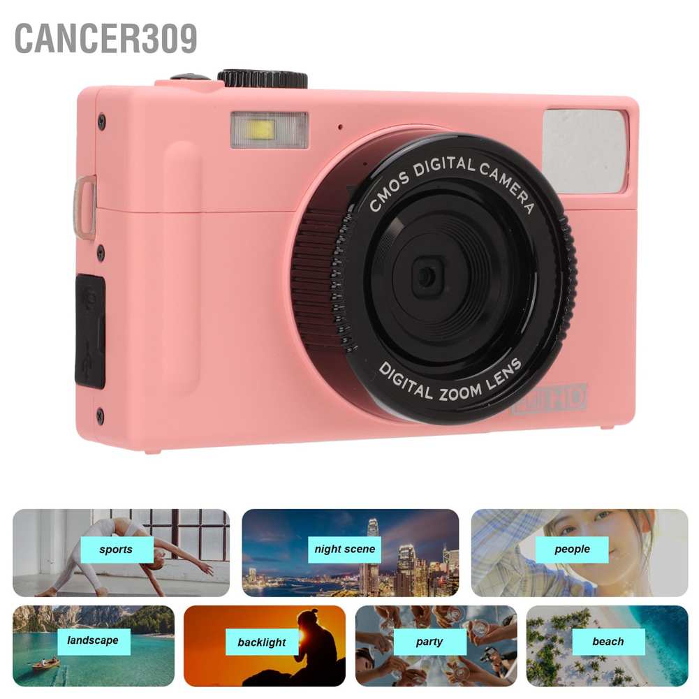 cancer309-กล้องดิจิทัล-cd-r1-1080p-fhd-ซูมได้-16x-24mp-พร้อมหน้าจอ-lcd-3-นิ้ว