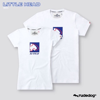 Rudedog เสื้อยืดแขนสั้นชาย/หญิง รุ่น Little Head สีขาว (ราคาต่อตัว)