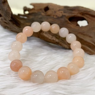 กำไลข้อมือหินนำโชค พิ้งค์ อเวจรีน Pink Aventurine หินแห่งโชคลาภ หินธรรมชาติ100%