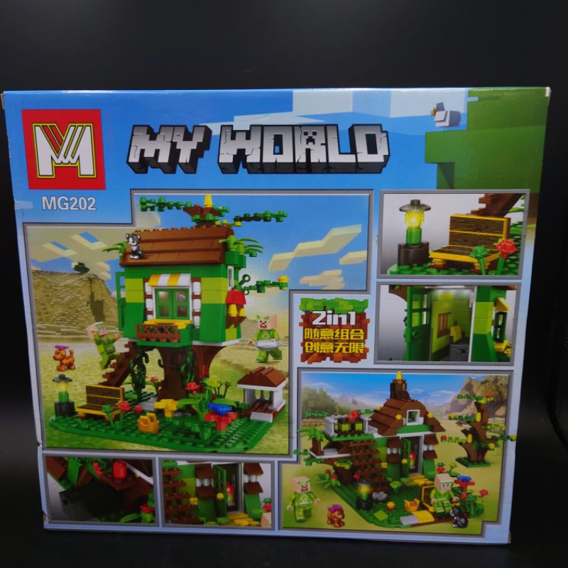 เลโก้-my-world-minecraft-บ้านตากอากาศ-mg202-จำนวน-392-ชิ้น-ราคาถูก-พร้อมส่งทันที-งานคุณภาพ-เล่นได้สนุก