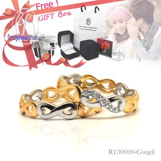 Finejewelthai-แหวนเพชร-แหวนเงิน-เพชรสังเคราะห์--แหวนคู่-แหวนแต่งงาน-Diamond Cz-silver-wedding-ring Valentine Gift35