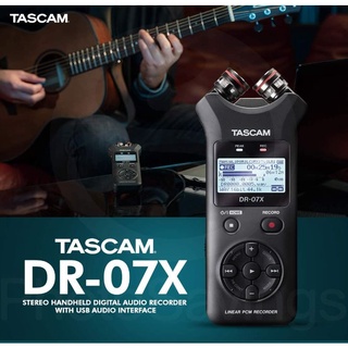 ภาพขนาดย่อของภาพหน้าปกสินค้าTASCAM DR07X เครื่องบันทึกเสียงดิจิตอลแบบพกพาสำหรับสัมภาษณ์ Stereo Handheld Digital Recorder ของแท้รับประกัน 1 ปี จากร้าน ps_audio บน Shopee