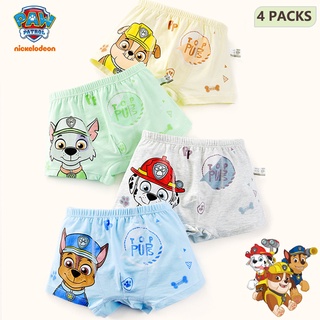 ภาพหน้าปกสินค้าPaw Patrol กางเกงในเด็กผู้ชาย เด็กโต/เด็กเล็ก/Boy/Children/underwear ผ้าฝ้ายแท้100% 2-13ขวบ/บ๊อกเซอร์เด็กชายระบายอากาศ(4ตัว/แพ็ค) ที่เกี่ยวข้อง