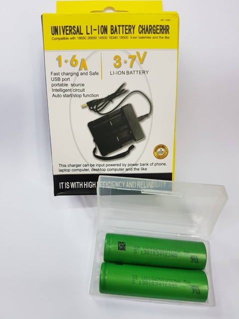 ชุดชาร์จพร้อมถ่าน-2-ก้อน-เครื่องชาร์จ-hr-189c-พร้อมถ่าน-vtc5a-แบบแท้-2-ก้อน