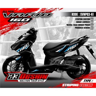 สติกเกอร์ตัด 160 Vario 160 Vario 160 2022 อุปกรณ์เสริมรถจักรยานยนต์ Honda Vario 160 SVNP03