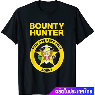 Bounty Hunterเสื้อยืดถักฤดูร้อน Bounty Hunter T-Shirt For Fugitive Recovery Agents LEO Bounty Hunter Short sleeve T-shir