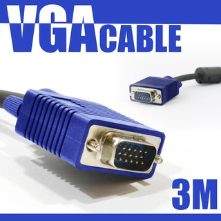 สายต่อจอ Monitor สายต่อจอคอมพิวเตอร์ VGA CABLE M/M 3.M งานดี