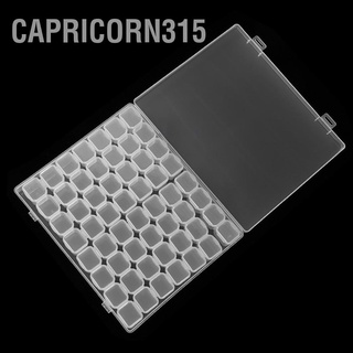 Capricorn315 กล่องพลาสติก 56 ช่อง สําหรับใส่เครื่องประดับ ตกแต่งเล็บ