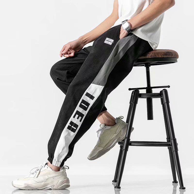 กางเกง-jogger-คุณภาพสูง-chino-กางเกง-slim-fit-casual-cargo-pants