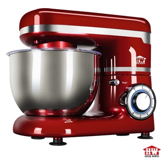 HOUSE WORTH เครื่องผสมอาหาร ผสมแป้ง ตีไข่ เครื่องมัลติฟังก์ชั่น stand Mixer 4L รุ่น HW-FM06R