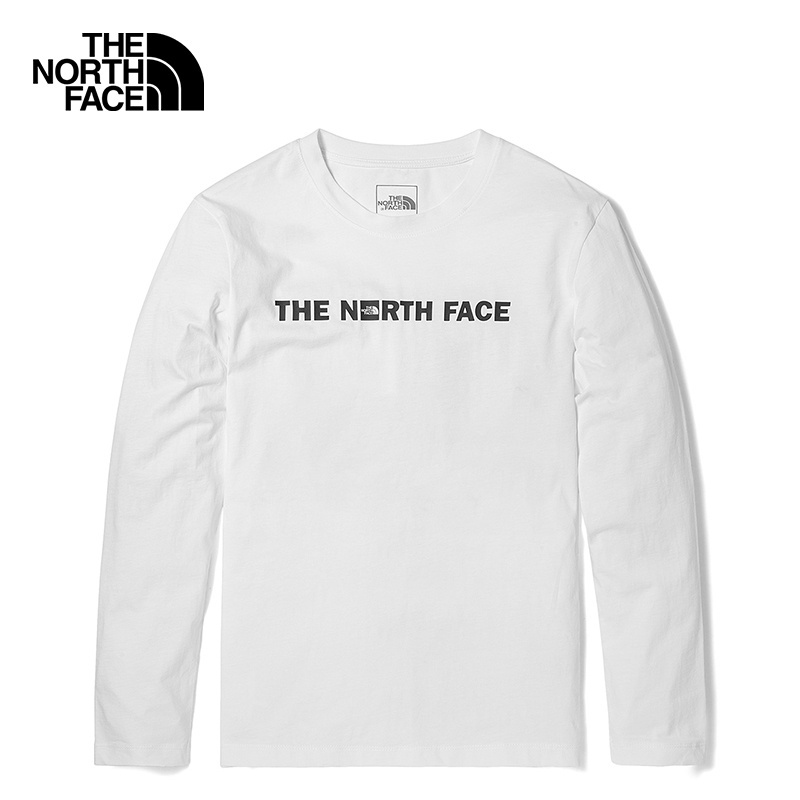 ใหม่-classic-เสื้อยืดแขนยาว-พิมพ์ลาย-the-north-face-เหมาะกับใส่กลางแจ้ง-แฟชั่นคู่รัก-7wao