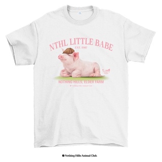 เสื้อยืดลายหมู BABE Classic Cotton Unisex by 【Nothing Hills】 ใหม่