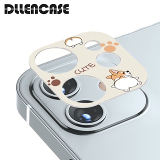 Dllencase กระจกนิรภัยกันรอยเลนส์กล้อง 9H กันรอยขีดข่วน ติดตั้งง่าย สําหรับ For iPhone 13 Pro Max 13 Pro 13 12 Pro Max 12 Pro 12 11 Pro Max A308
