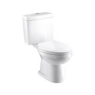 Sanitary ware 2-PIECE TOILET COTTO C13430 3/4.5L WHITE sanitary ware toilet สุขภัณฑ์นั่งราบ สุขภัณฑ์ 2 ชิ้น COTTO C13430