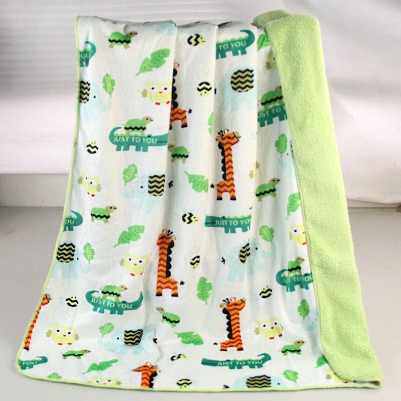 ภาพหน้าปกสินค้าBabyonline(R039)I4ผ้าห่มขนแกะผ้าห่มเด็ก จากร้าน babyonlineth บน Shopee