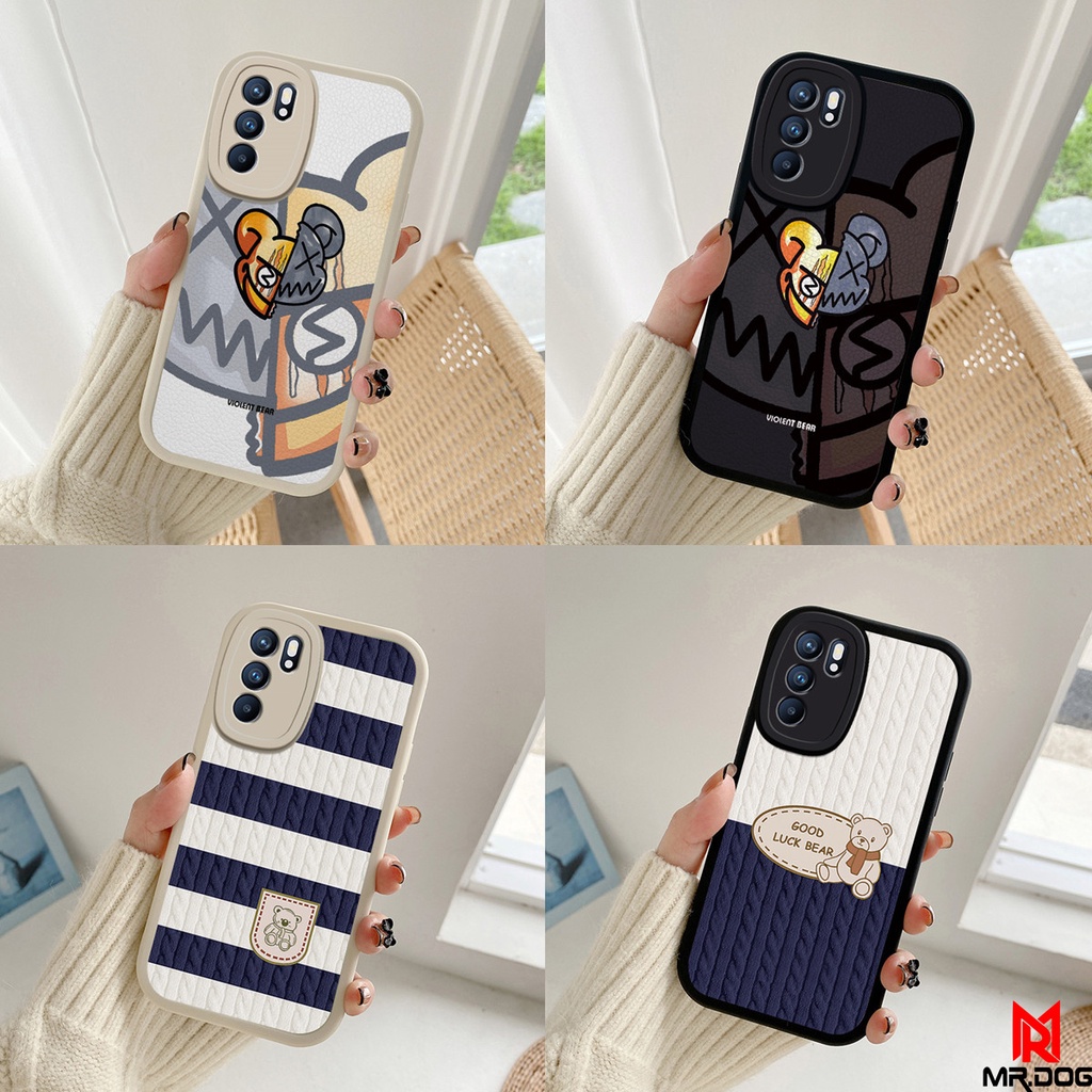 ภาพหน้าปกสินค้าเคส OPPO RENO 6 5G RENO 4Z 5G RENO6 RENO4Z เคสโทรศัพท์ซิลิโคนกันกระแทก หมีรุนแรง KLQ จากร้าน cym2930.th บน Shopee