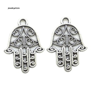 จี้สร้อยคอแบบโบราณ Hamsa 10 ชิ้น