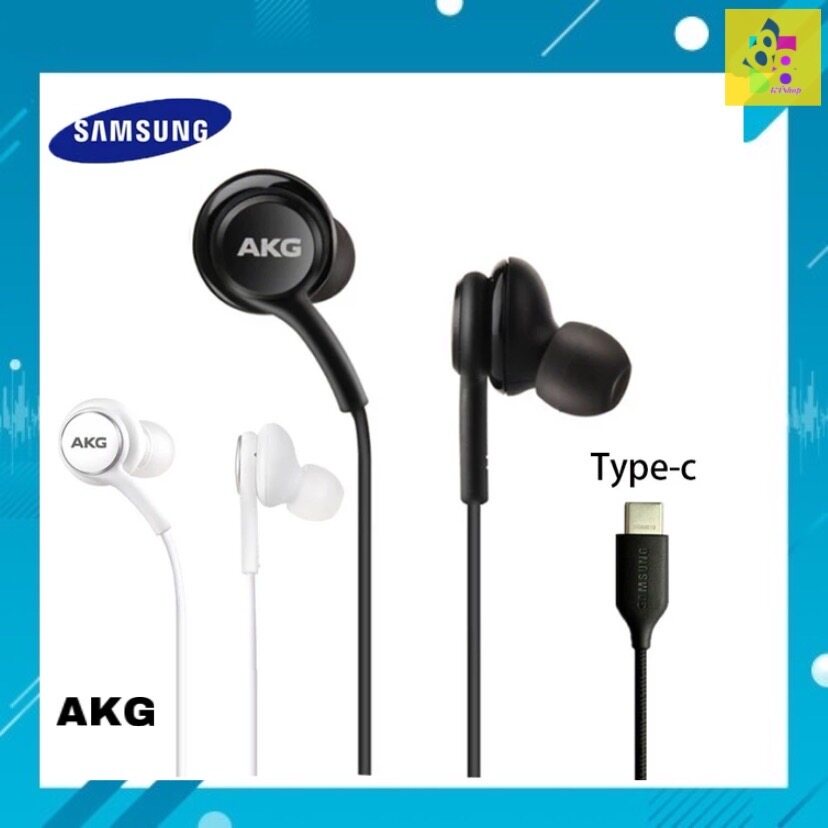 หูฟังแท้akg-หูฟังsamsung-แจ็คtype-c-เสียงดี-ตัวใหม่ล่าสุด-รุ่น-note10-note10plus-note20-s20-s21-a80-akg-headset-type-c