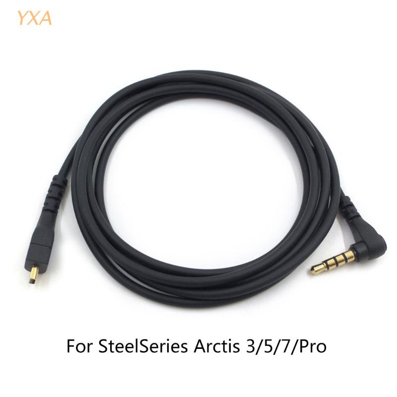 ภาพหน้าปกสินค้าYXA 2020 New Replacement 3.5mm 1.5m TPE Audio- Headset For Steelseries Arctis 3/5/7/Pro Cable Gaming Line