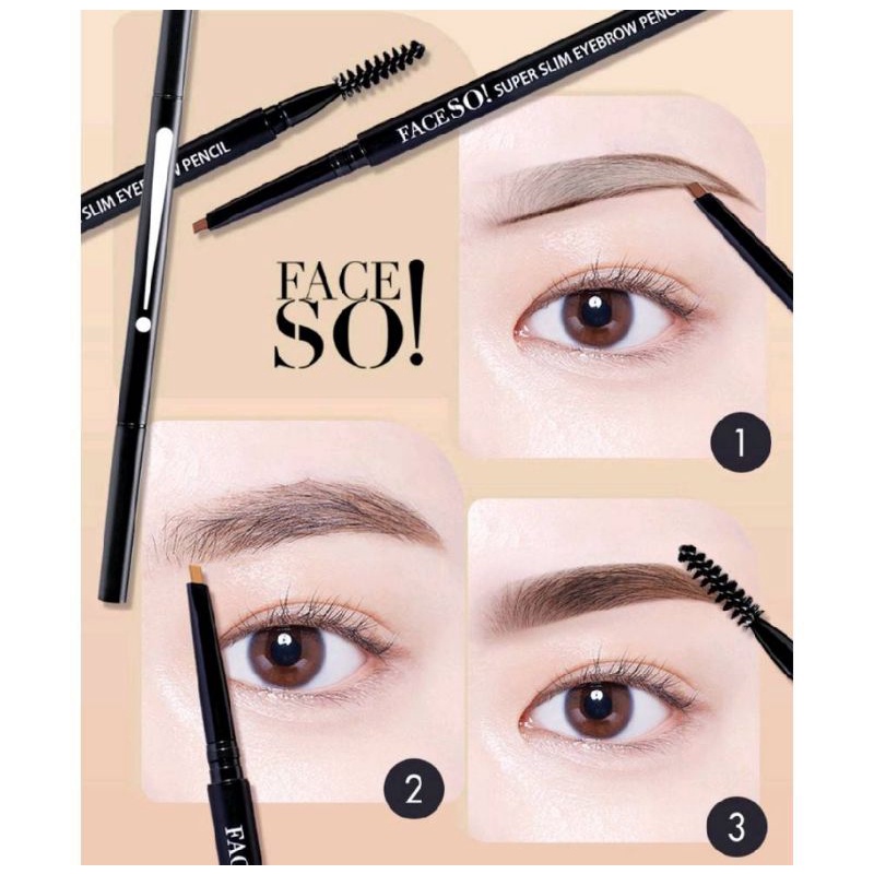 face-so-super-slim-eyebrow-pencil-ดินสอเขียนคิ้ว-เฟสโซ-ซุปเปอร์-สลิม-กันน้ำ-กันเหงื่อ