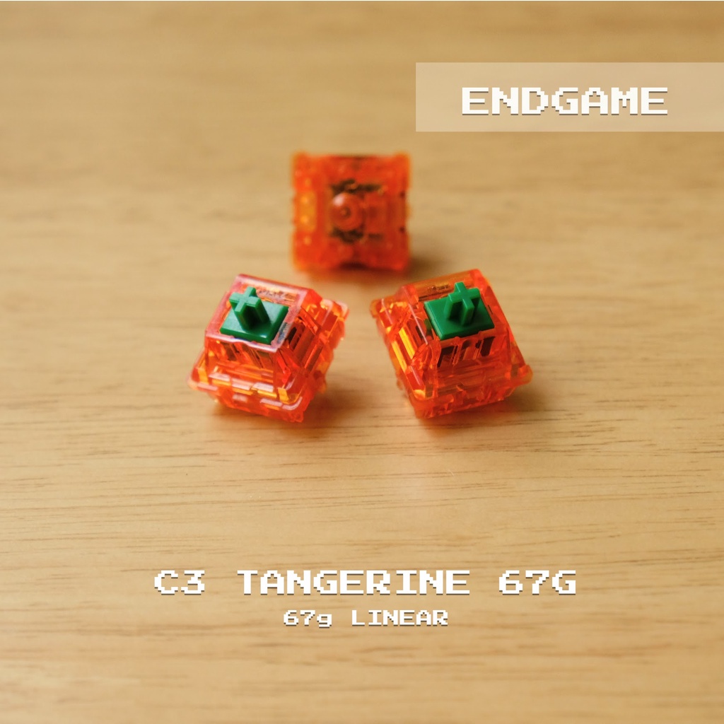 C3 Tangerine 67g Switches (Linear) Shopee Thailand