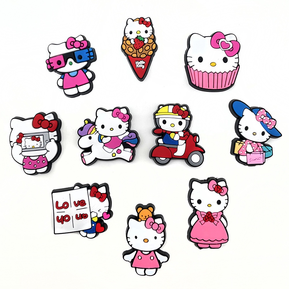 cy-store-ใหม่-จี้การ์ตูน-hello-kitty-graffiti-series-jibbitz-pvc-สําหรับตกแต่งรองเท้า-crocs-clogs-tiktok-ขายส่ง