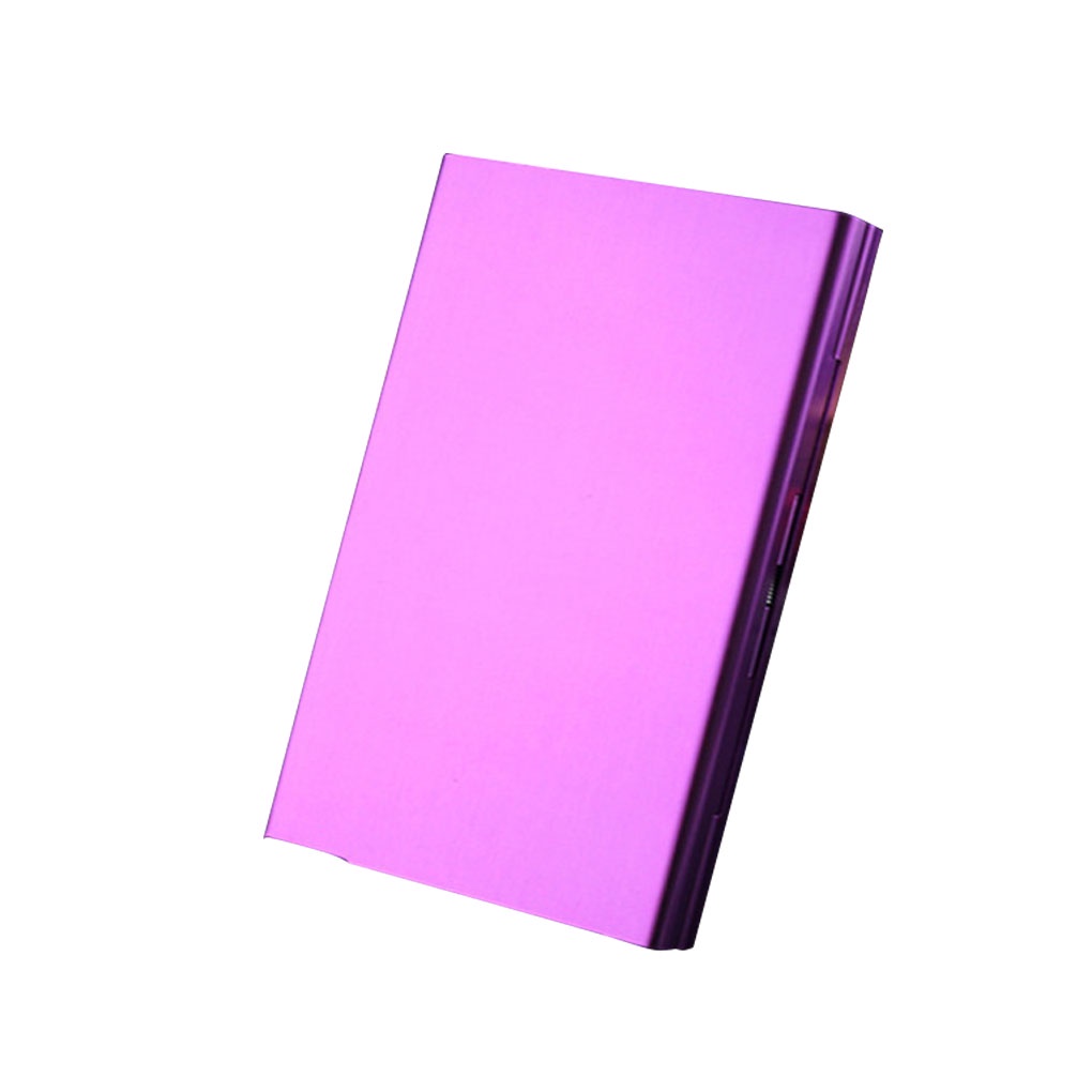 Cigarette Case Holder Aluminum Alloy Hard Flip Open Extra Slim Cigarette  Storage Container Box【Huiteni】