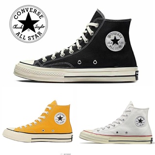 ภาพขนาดย่อของสินค้ารองเท้า Converse All Star Chuck 70 รองเท้าผ้าใบหุ้มข้อ คอนเวิร์ส 1970s รองเท้าผ้าใบ canvas shoes สีดำ สีขาว