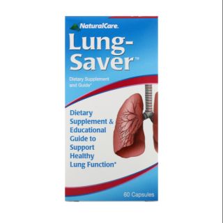 🇺🇸Lung Vitamin​ วิตามิน​บำรุง​ปอด🇺🇸Natural Care, Lung Saver 60แคปซูล,บำรุงระบบทางเดินหายใจ​#วิตามิน​ซี​#ภูมิคุ้มกัน