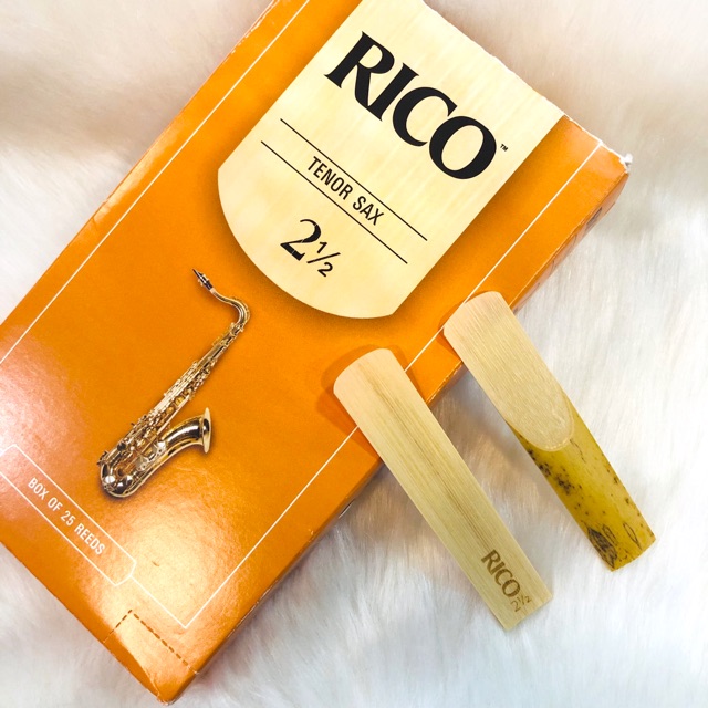 RICO Tenor SAX REEDS เบอร์ 2 , 2.5 ลิ้นแซกโซโฟนเทเนอร์ [1ชิ้น] | Shopee ...