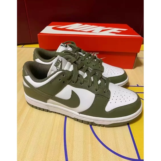 nike-dunk-low-medium-olive-white-olive