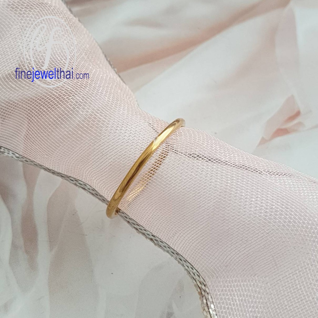finejewelthai-แหวนเงินแท้-ชุบทอง-ชุบทองคำขาว-ชุบพิ้งค์โกลด์-แหวนเกลี้ยง-r135900-ราคาต่อ-1-วง