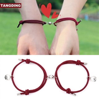 ภาพหน้าปกสินค้า【COD Tangding】สร้อยข้อมือแม่เหล็ก 6 สีเครื่องประดับแฟชั่น ที่เกี่ยวข้อง