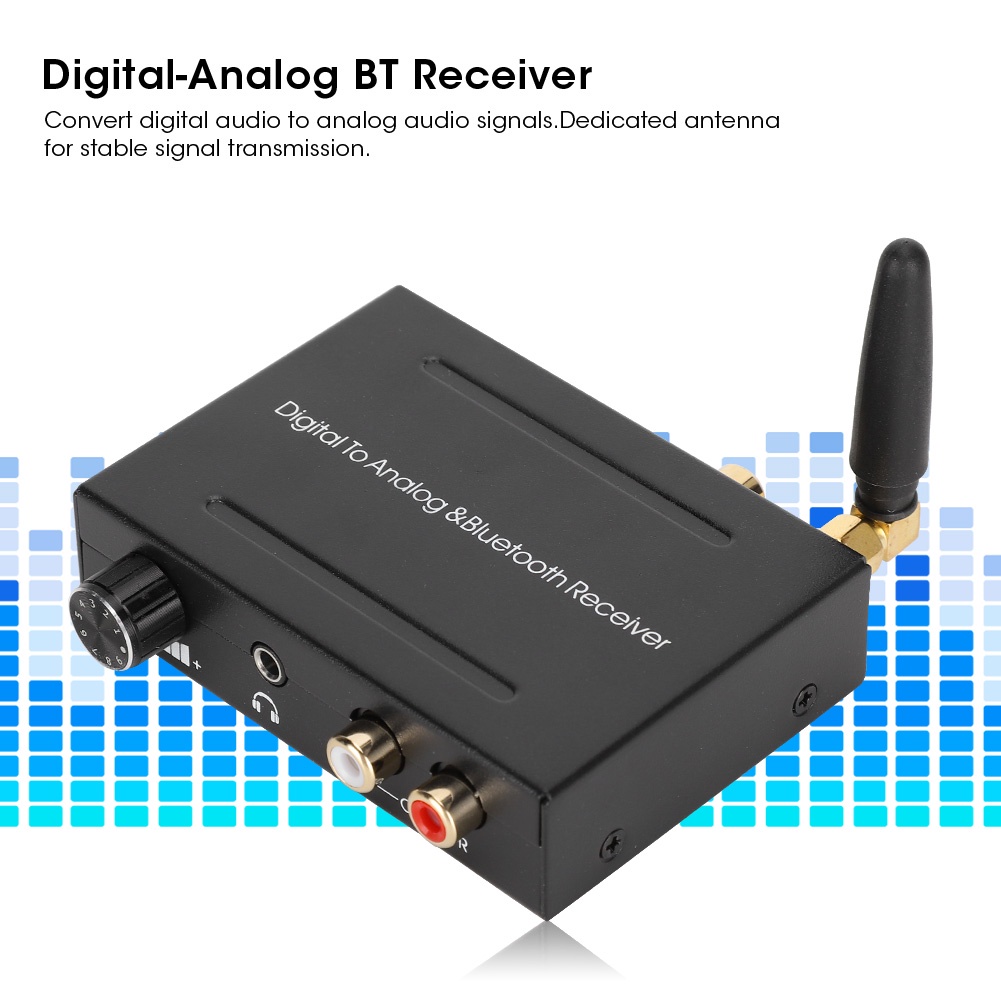ภาพหน้าปกสินค้าElectron000 ตัวรับสัญญาณบลูทูธไฟเบอร์ดิจิตอลสําหรับ Toslink Analog Audio Rca Converter 192Khz จากร้าน kuike073.th บน Shopee