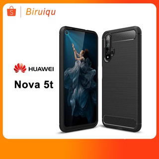 Huawei Nova 5t Nova5t  เคสสำหรับ Carbon Fiber กันกระแทก