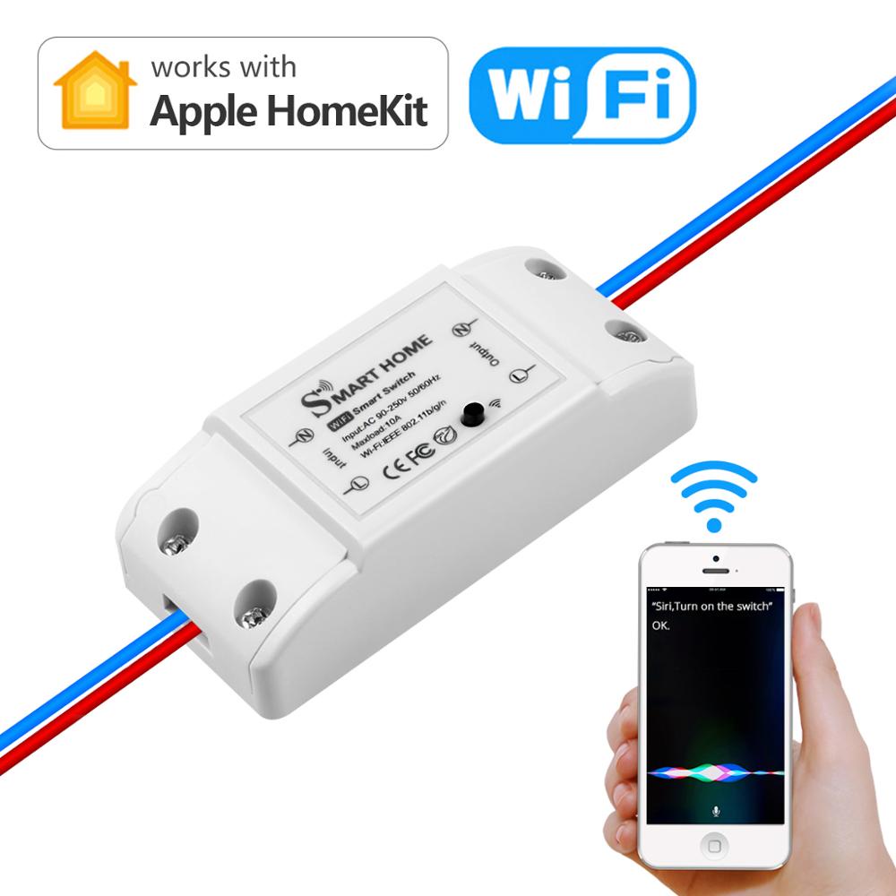 Homekit Smart Home WIFI Breaker Home DIY Electric Relay WIFI Switch ...