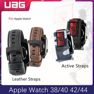 ภาพหน้าปกสินค้าส่งของจากประเทศไทย UAG สายนาฬิกาแบบสาย ผ้าไนลอน และหนัง สำหรับ Apple Watch S6 SE 1 2 3 4 5 ขนาด 38/40,42/44 มม.[A027] ที่เกี่ยวข้อง