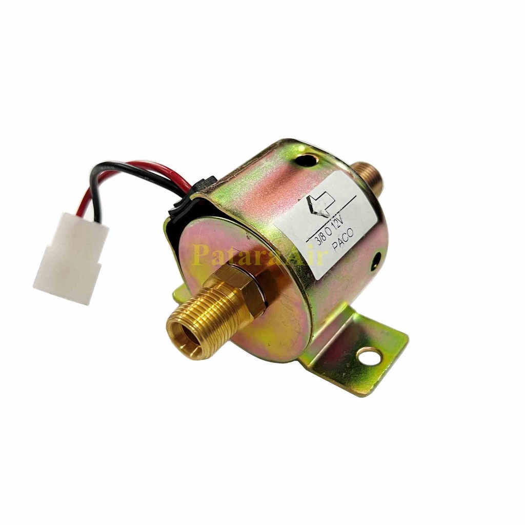 โซลินอยด์ ตู้หลัง เกลียว 3/8 โอริง 12V. AC ORing Solenoid Valve (Rear