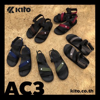 ภาพขนาดย่อของภาพหน้าปกสินค้าKito กีโต้ รองเท้าแตะ รุ่น AC3 Size 36-43 จากร้าน kitoofficial บน Shopee