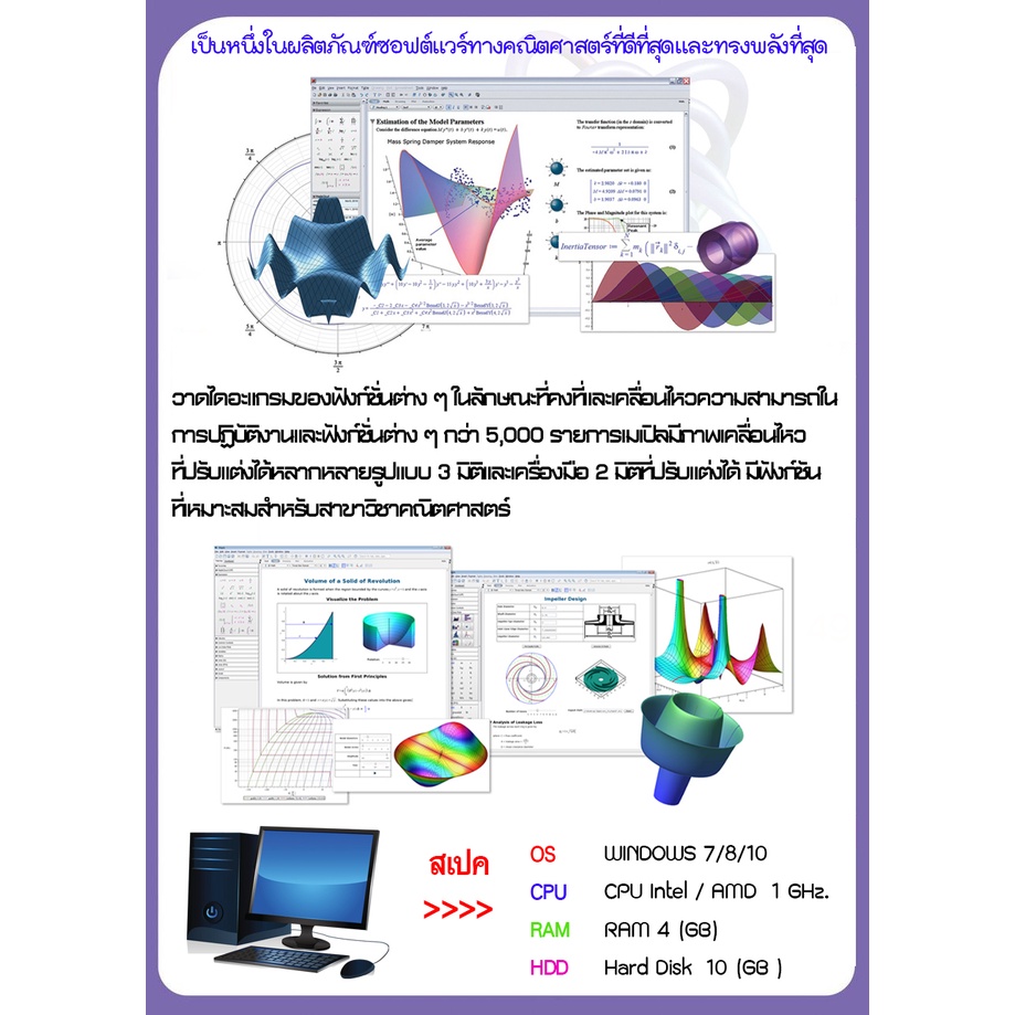 maplesoft-maple-2022-โปรแกรมคำนวณทางคณิตศาสตร์-1dvd-a053