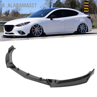 Alabama327 สปอยเลอร์กันชนหน้า คาร์บอนไฟเบอร์ สําหรับ Mazda 3 Axela 2014-2019 3 ชิ้น