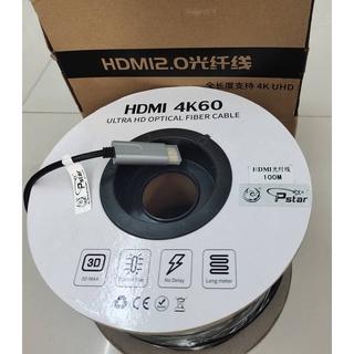 HDMI4K 100M/สายHDMI/HDTV CABLE/สายภาพเเละเสียง/สายต่อจอ/สายต่อโน๊ตบุ๊ค/อื่นๆ/สายHDMIอย่างดี4K/ผู้ผู้,MM สายยาว100M สายดำ