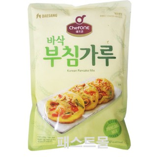 แป้งพิซซ่าเกาหลี แป้งทอดกรอบ 1 กก. นุ่มกรอบ เชฟวัน 부침가루 Korean Pancake Mix