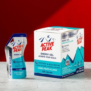 Active Peak Energy gel (12 ซอง) แพ็คกล่อง ทุกรสชาติ