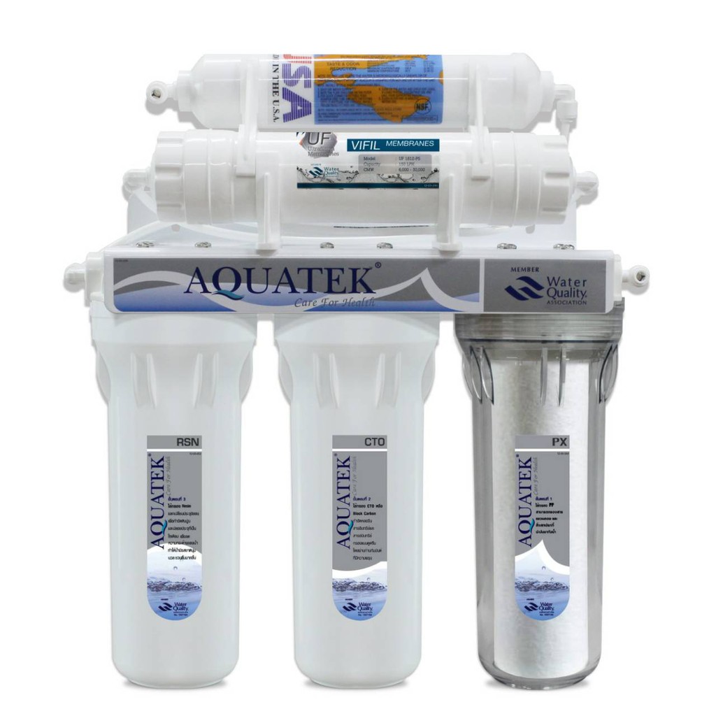 aquatek-usa-เครื่องกรองน้ำ-5-ขั้นตอน-รุ่น-uf-รุ่นกระบอกใส