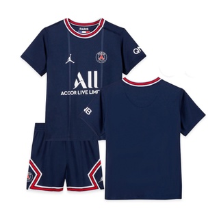 ชุดบอล ปารีสแซ็งแฌร์แม็ง Paris Saint Germain (PSG) พร้อมเสื้อบอลและกางเกงบอล ปี 2021-2022 ใหม่ล่าสุด ชุดฟุตบอลของผู้ใหญ๋