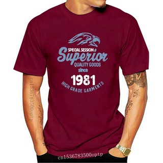 ROUNDคอลูกเรือNeckใหม่ เสื้อยืดลําลอง แขนสั้น พิมพ์ลาย 1981 Sessions Superior Since 1981 สีดํา สําหรับผู้ชาย ของขวัญ 005