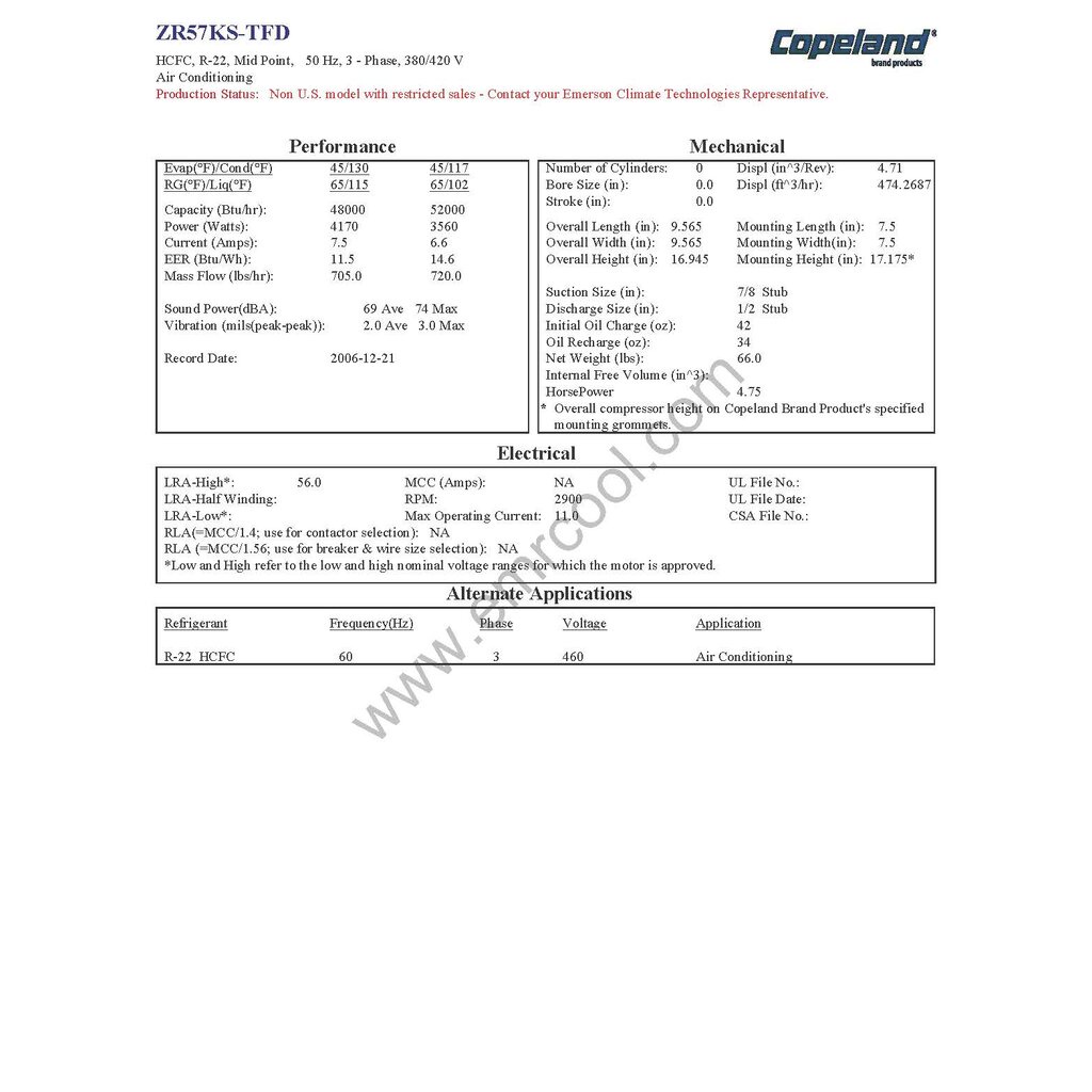 copeland-โคปแลนด์-คอมเพรสเซอร์-zr57ks-tfd-522-ขนาด-47-000-btu