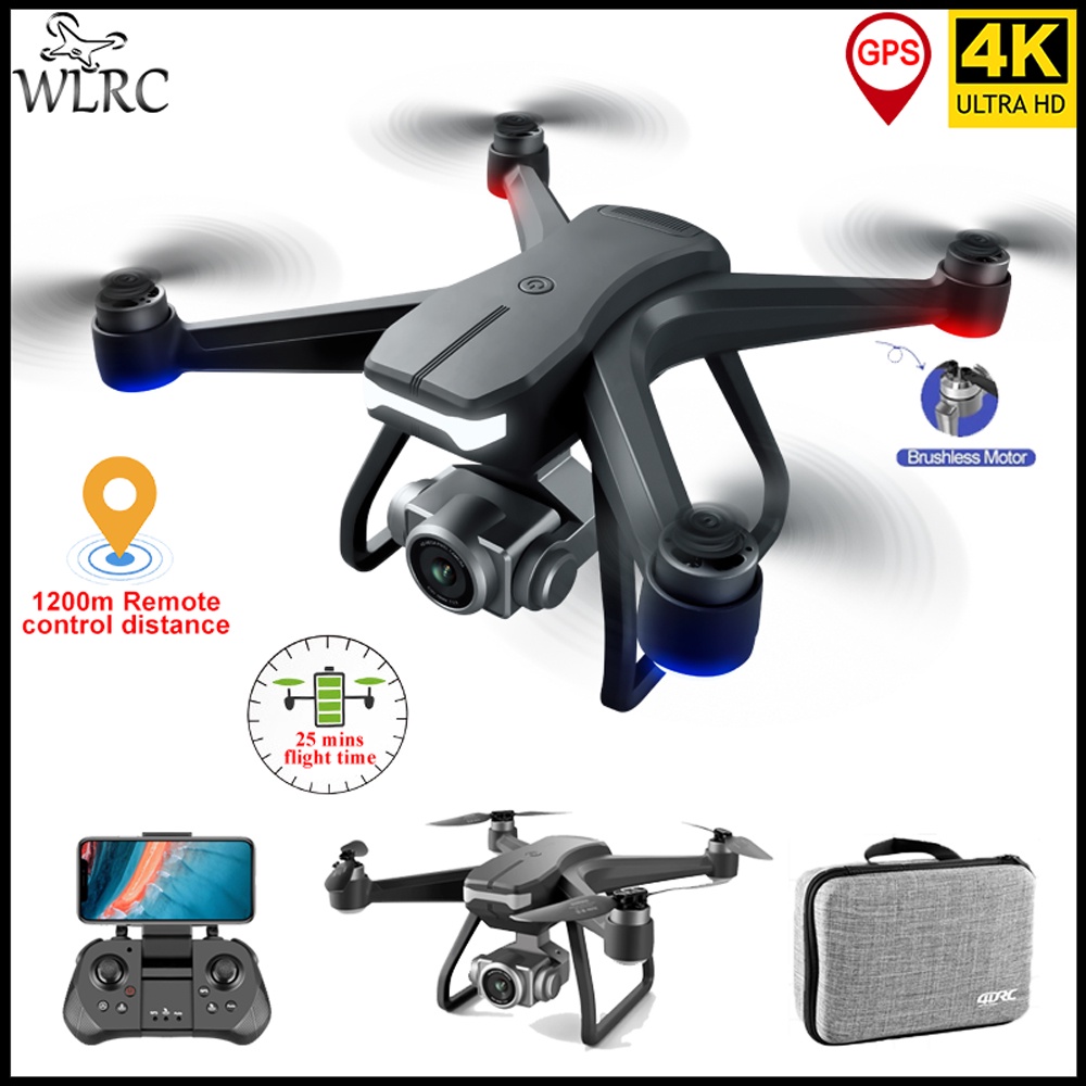 ภาพหน้าปกสินค้าเครื่องบิน 4DRC F11 PRO 5G WIFI-FPV 4K Camera GPS Drone Gimbal Brushless Quadcopter
